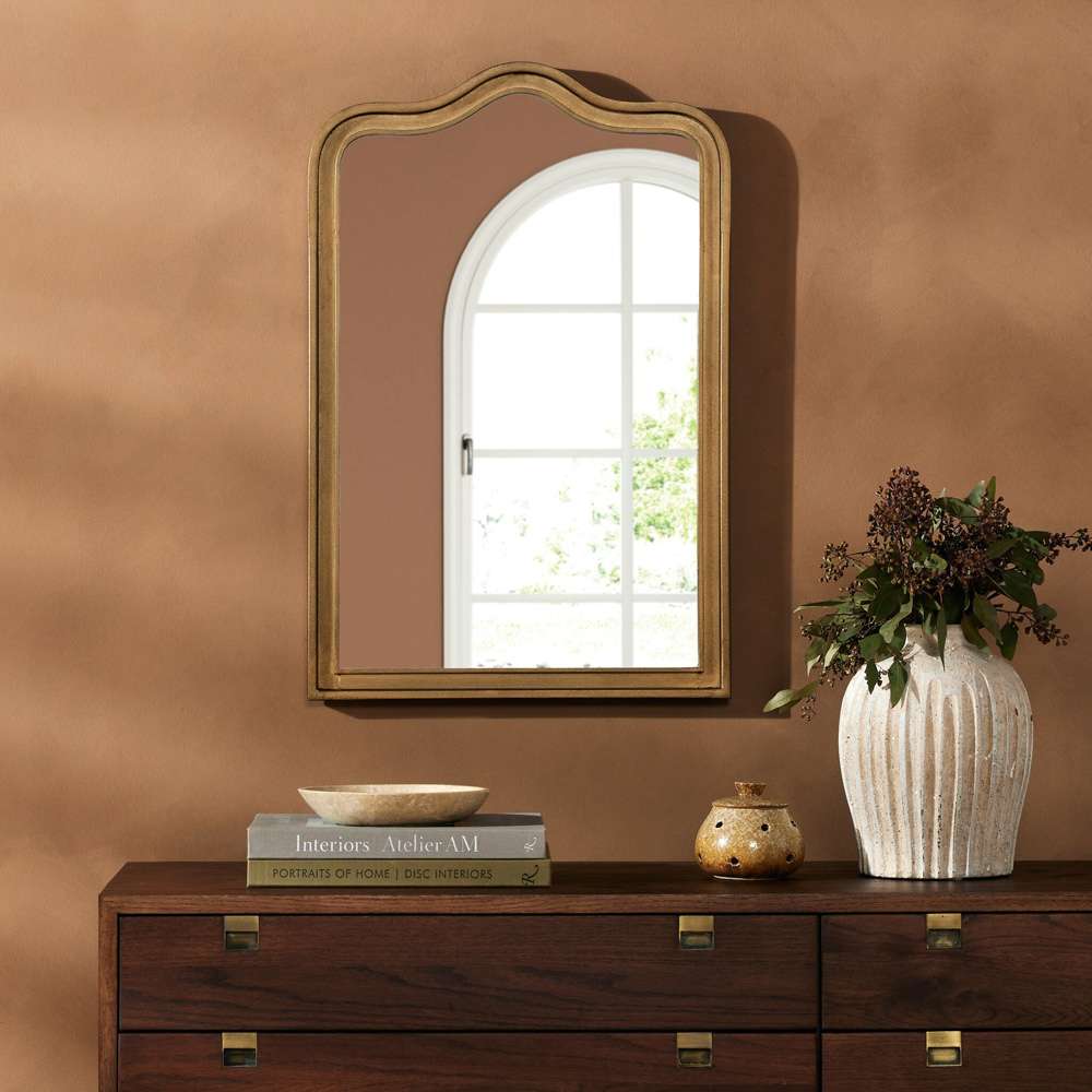 Four Hands - Effie Mirror - Raw Antique Brass Iron - 233245-002 veiw 4