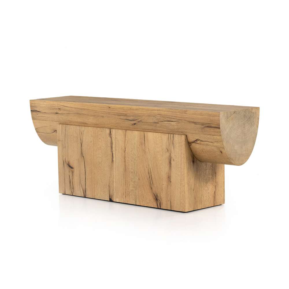 Four Hands - Elbert Console Table - Rustic Oak Veneer - 229655-001 veiw 1