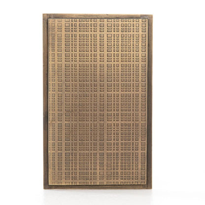 Four Hands - Acid Etch C Table - Antique Brass - IELE-88 veiw 9