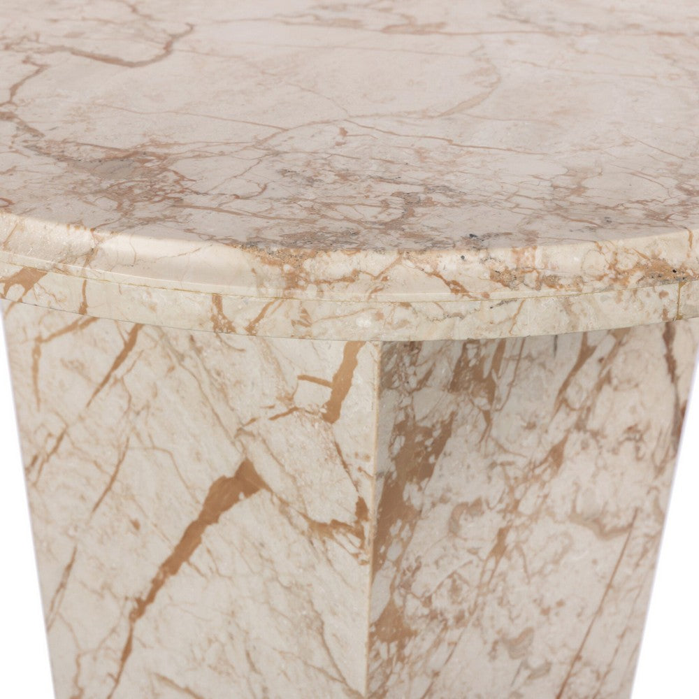 Four Hands - Element - Eslo End Table - Desert Taupe Marble - 253799-001_CLOSEOUT view 4