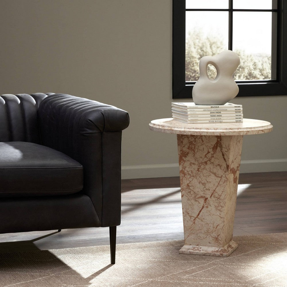 Four Hands - Element - Eslo End Table - Desert Taupe Marble - 253799-001_CLOSEOUT view 9