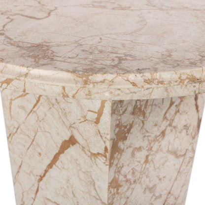 Four Hands - Element - Eslo End Table - Desert Taupe Marble - 238134-001 veiw 2