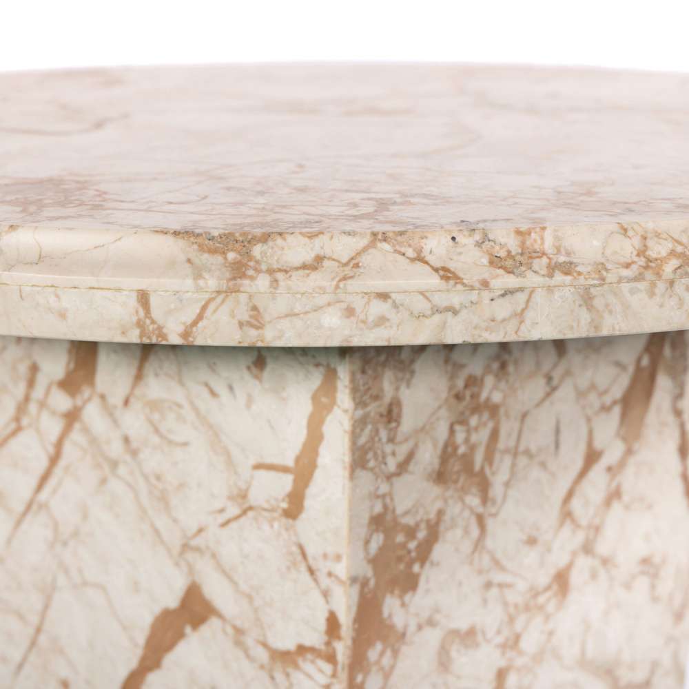 Four Hands - Element - Eslo End Table - Desert Taupe Marble - 238134-001 veiw 4