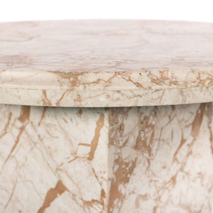 Four Hands - Element - Eslo End Table - Desert Taupe Marble - 238134-001 veiw 4