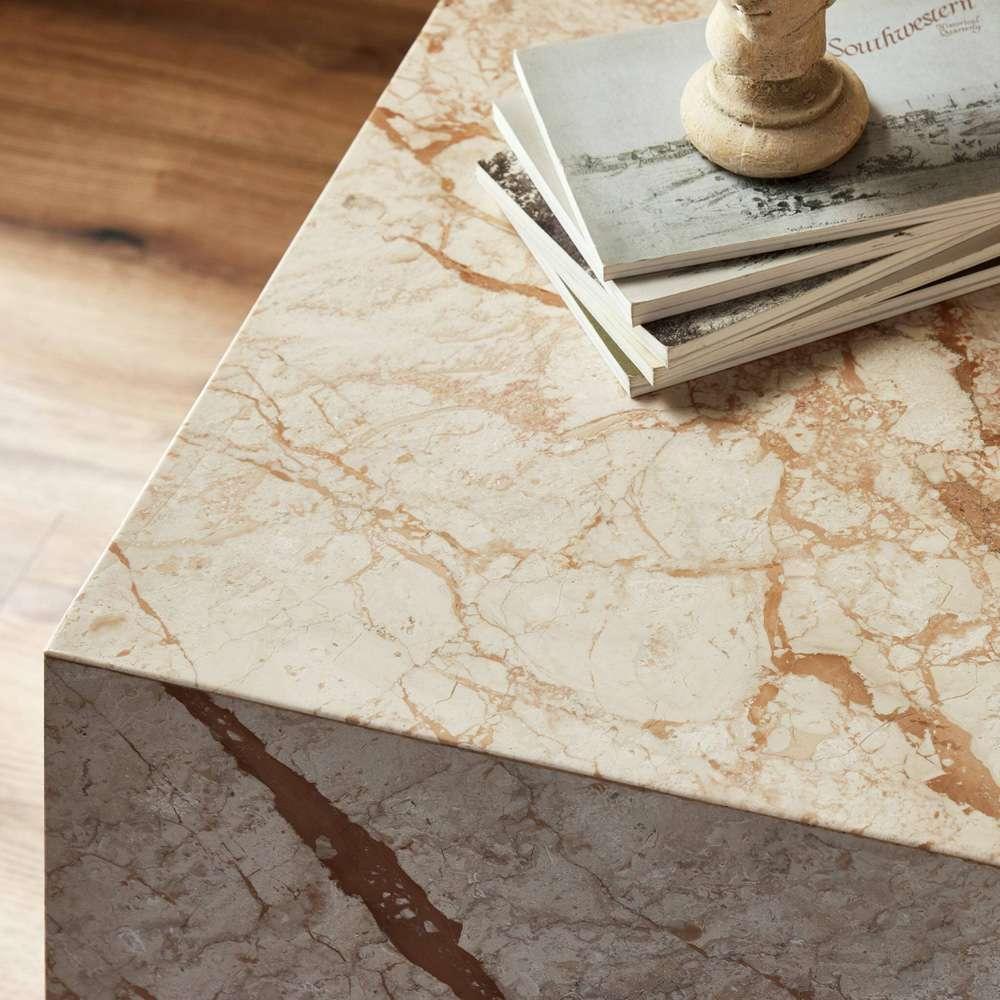 Four Hands - Element - Modern Marble Plinth End Table - Desert Tpe - 236045-002 veiw 6