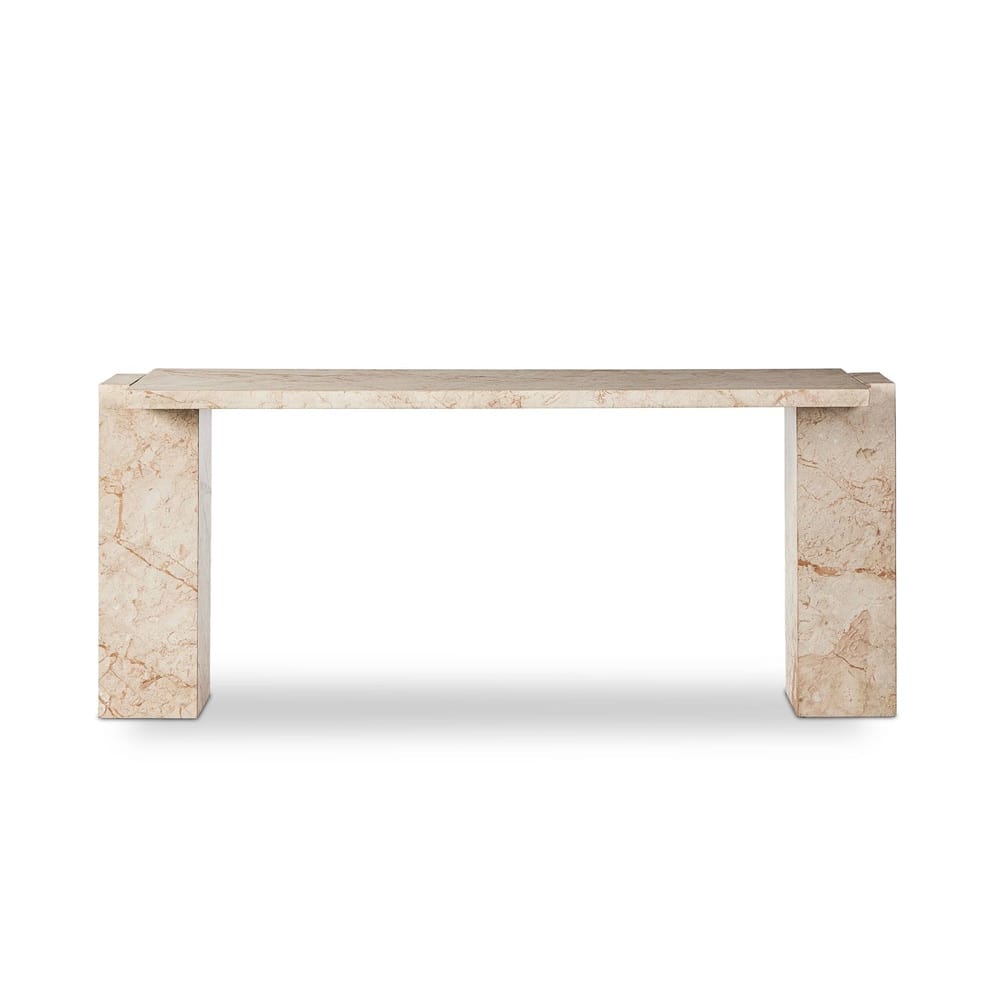 Four Hands - Element - Romano Console Table - Desert Taupe Marble - 237777-001 veiw 2