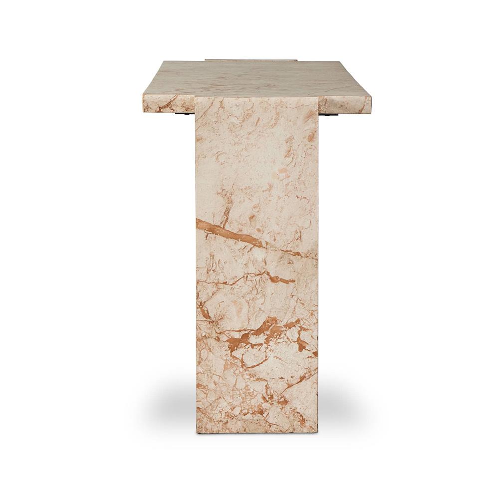 Four Hands - Element - Romano Console Table - Desert Taupe Marble - 237777-001 veiw 4
