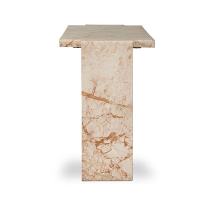 Four Hands - Element - Romano Console Table - Desert Taupe Marble - 237777-001 veiw 4