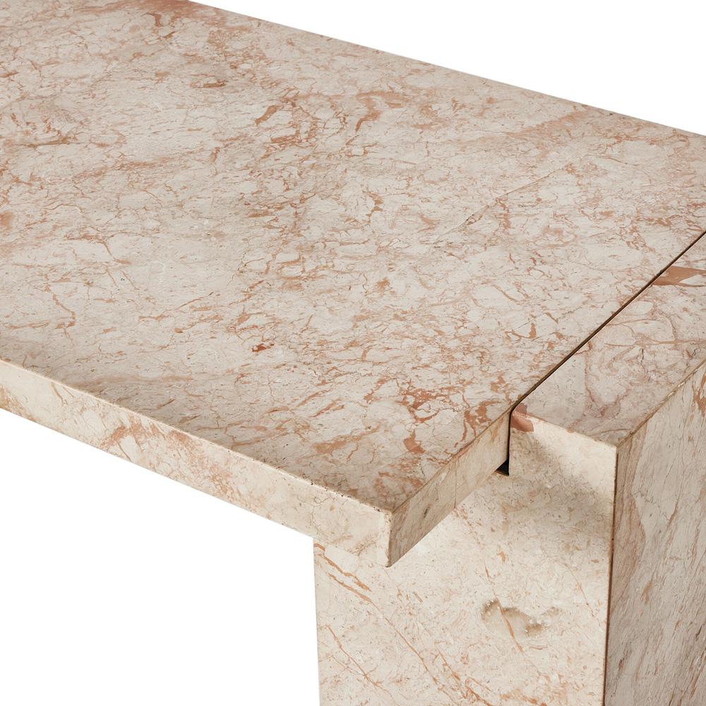 Four Hands - Element - Romano Console Table - Desert Taupe Marble - 237777-001 veiw 7