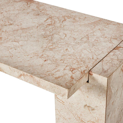 Four Hands - Element - Romano Console Table - Desert Taupe Marble - 237777-001 veiw 7