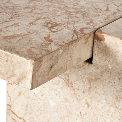 Four Hands - Element - Romano Console Table - Desert Taupe Marble - 237777-001 veiw 8
