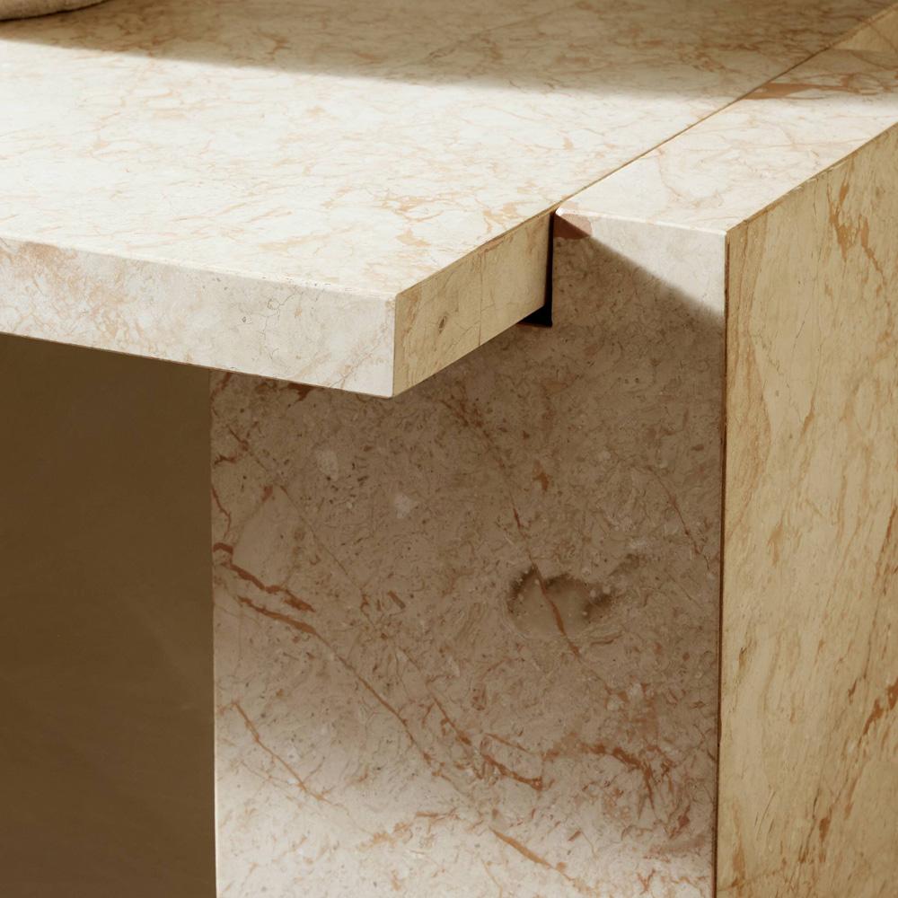 Four Hands - Element - Romano Console Table - Desert Taupe Marble - 237777-001 veiw 10