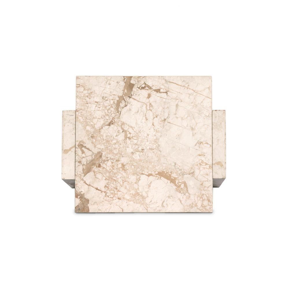 Four Hands - Element - Romano End Table - Desert Taupe Marble - 237779-001 veiw 4