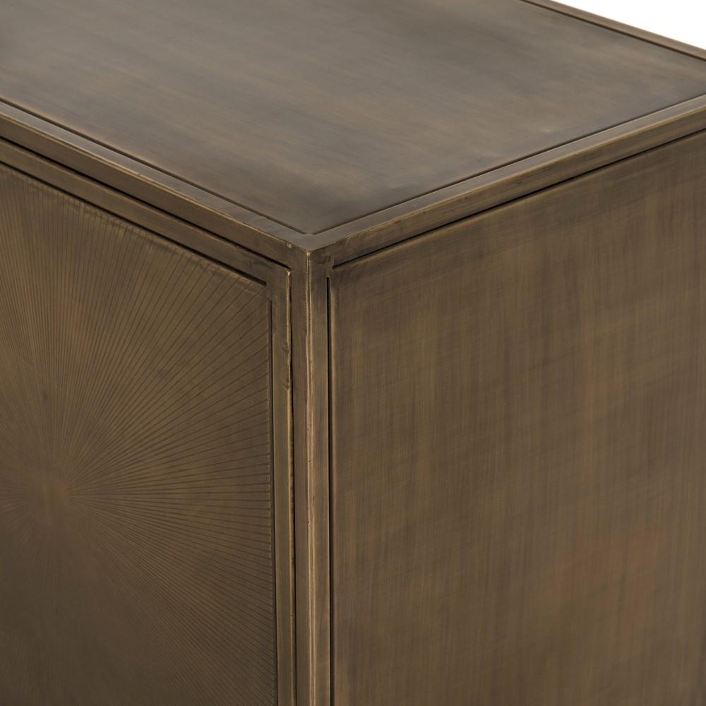 Four Hands - Sunburst Sideboard - Aged Brass - IELE-106 veiw 4