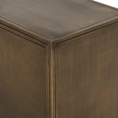 Four Hands - Sunburst Sideboard - Aged Brass - IELE-106 veiw 4