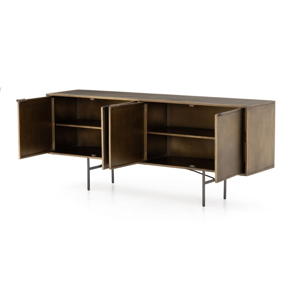Four Hands - Sunburst Sideboard - Aged Brass - IELE-106 veiw 11