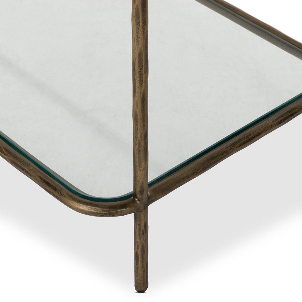 Four Hands - Element - Swinton Bookcase - Hammered Aged Brass - 233573-002 veiw 5