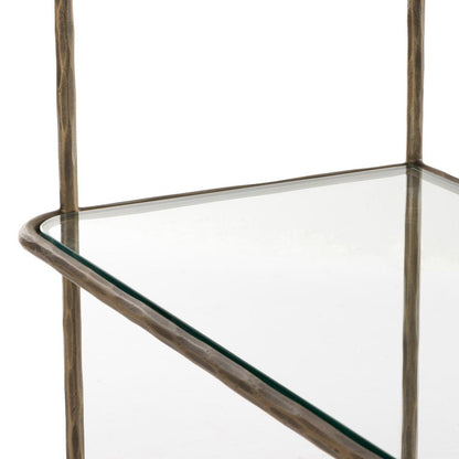 Four Hands - Element - Swinton Bookcase - Hammered Aged Brass - 233573-002 veiw 6