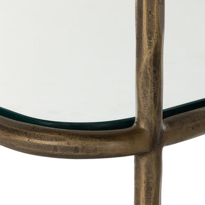 Four Hands - Element - Swinton Bookcase - Hammered Aged Brass - 233573-002 veiw 8