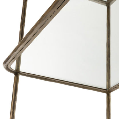 Four Hands - Element - Swinton Bookcase - Hammered Aged Brass - 233573-002 veiw 9