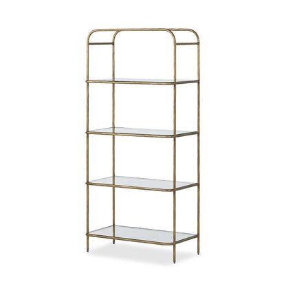 Four Hands - Element - Swinton Bookcase - Hammered Aged Brass - 245451-001 veiw 1