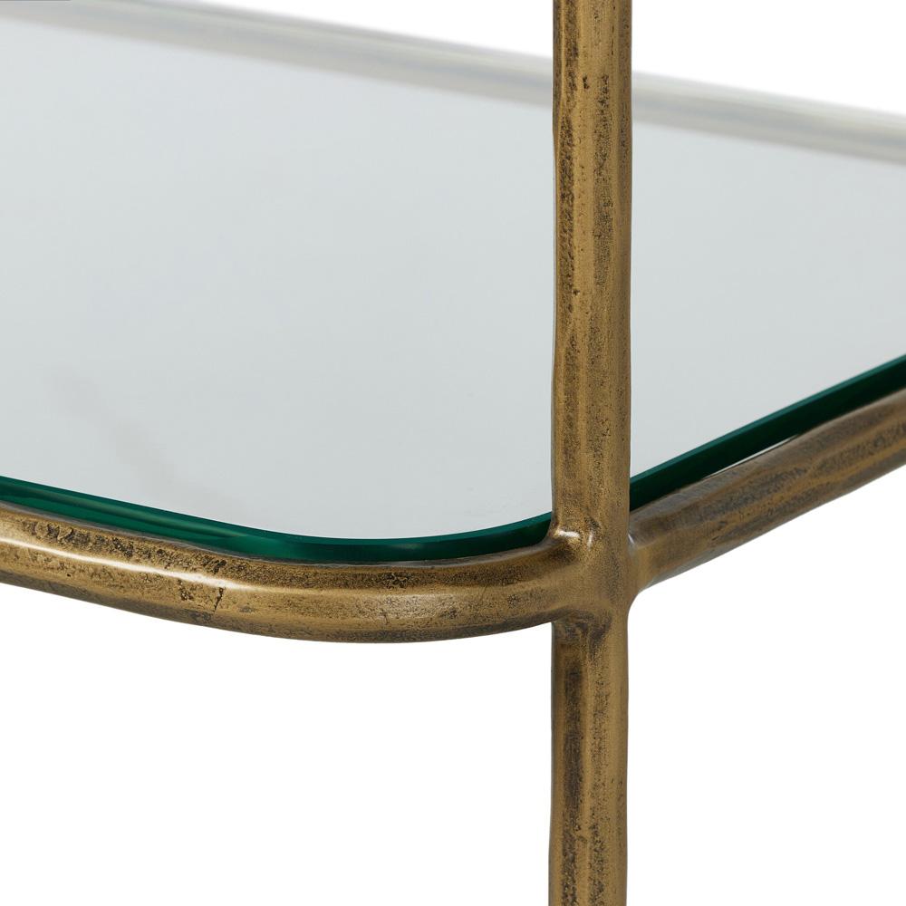 Four Hands - Element - Swinton Bookcase - Hammered Aged Brass - 245451-001 veiw 8