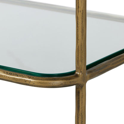 Four Hands - Element - Swinton Bookcase - Hammered Aged Brass - 245451-001 veiw 8