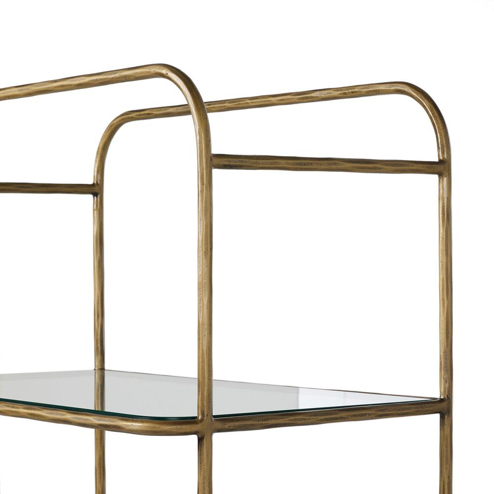 Four Hands - Element - Swinton Bookcase - Hammered Aged Brass - 245451-001 veiw 10