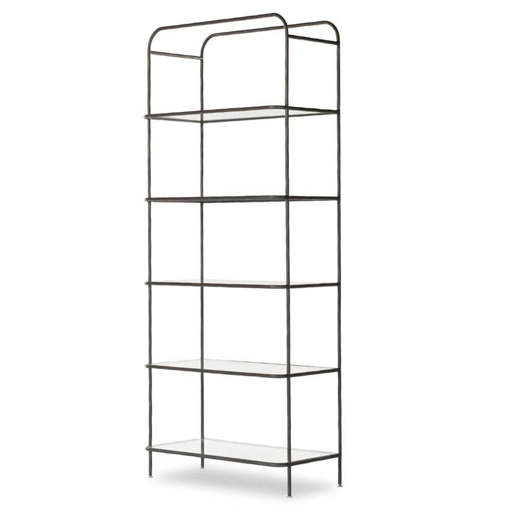 Four Hands - Element - Swinton Bookcase - Hammered Gunmetal - 233573-001 veiw 1
