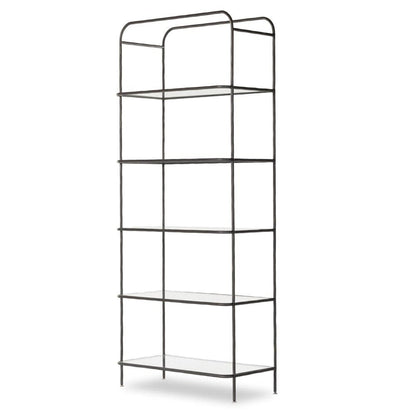 Four Hands - Element - Swinton Bookcase - Hammered Gunmetal - 233573-001 veiw 1