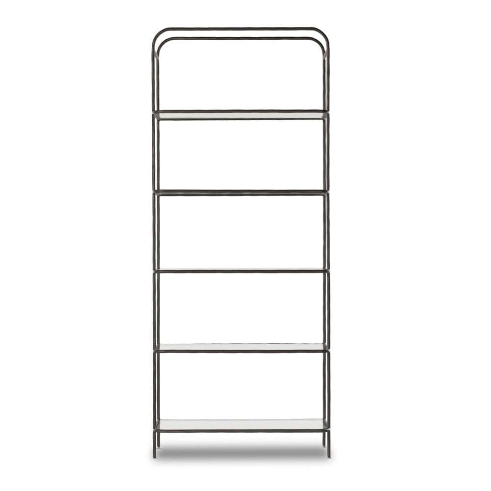 Four Hands - Element - Swinton Bookcase - Hammered Gunmetal - 233573-001 veiw 2