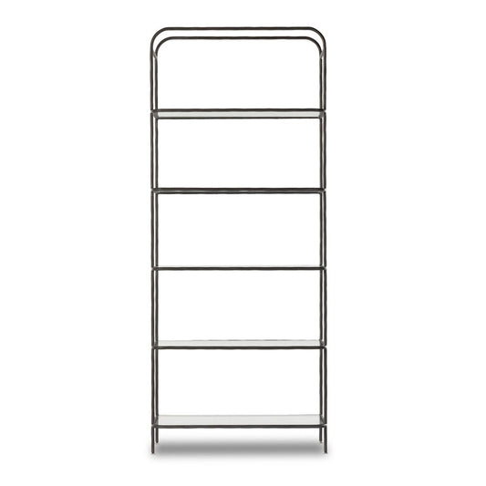 Four Hands - Element - Swinton Bookcase - Hammered Gunmetal - 233573-001 veiw 2