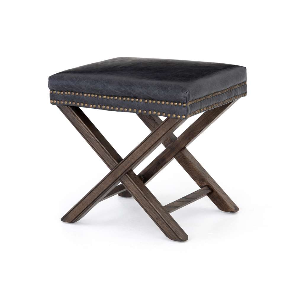 Four Hands - Elyse Ottoman - Durango Smoke - 105656-004 veiw 1