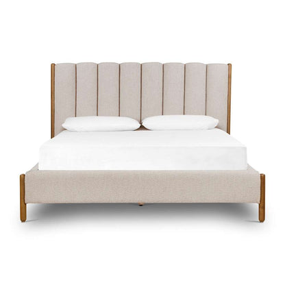 Four Hands - Emma Queen Bed - Knoll Sand - 227886-003 veiw 2