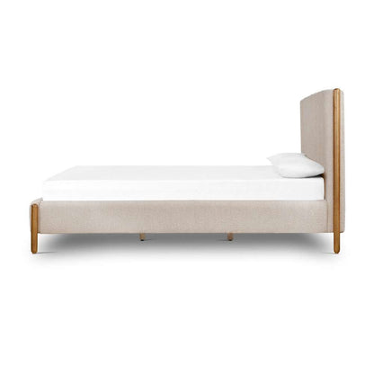 Four Hands - Emma Queen Bed - Knoll Sand - 227886-003 veiw 5