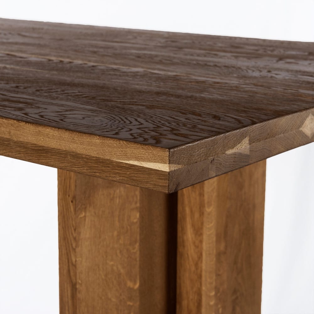 Four Hands - Erie Bar and Counter Table - Dark Smoked Oak - 106411-004 veiw 12