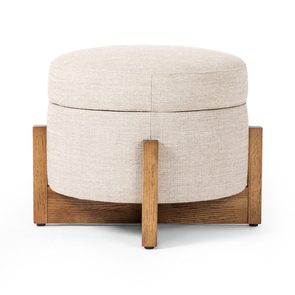 Four Hands - Esben Storage Ottoman-25" - Alcala Wheat - 231475-005 view 1
