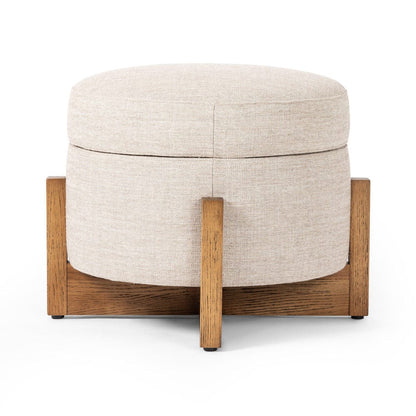 Four Hands - Esben Storage Ottoman-25" - Alcala Wheat - 231475-005 view 1