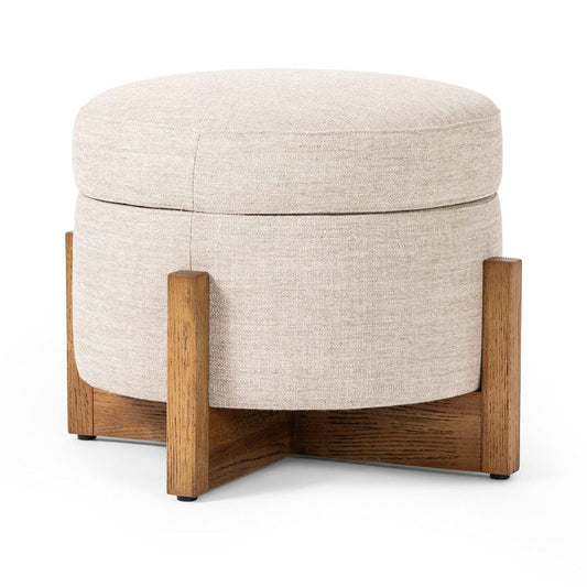 Four Hands - Esben Storage Ottoman-25" - Alcala Wheat - 231475-005 view 2