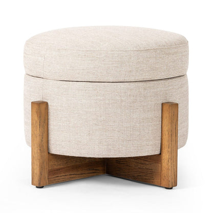 Four Hands - Esben Storage Ottoman-25" - Alcala Wheat - 231475-005 view 3