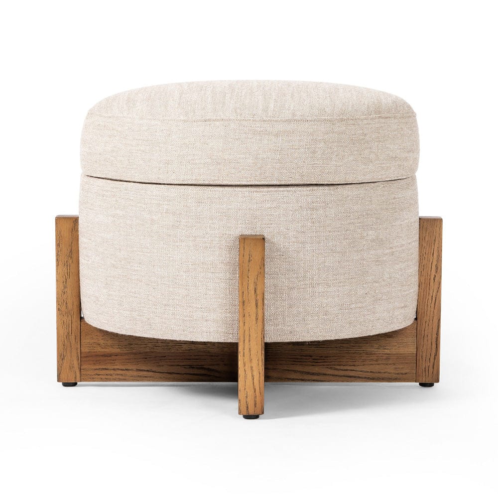 Four Hands - Esben Storage Ottoman-25" - Alcala Wheat - 231475-005 view 5