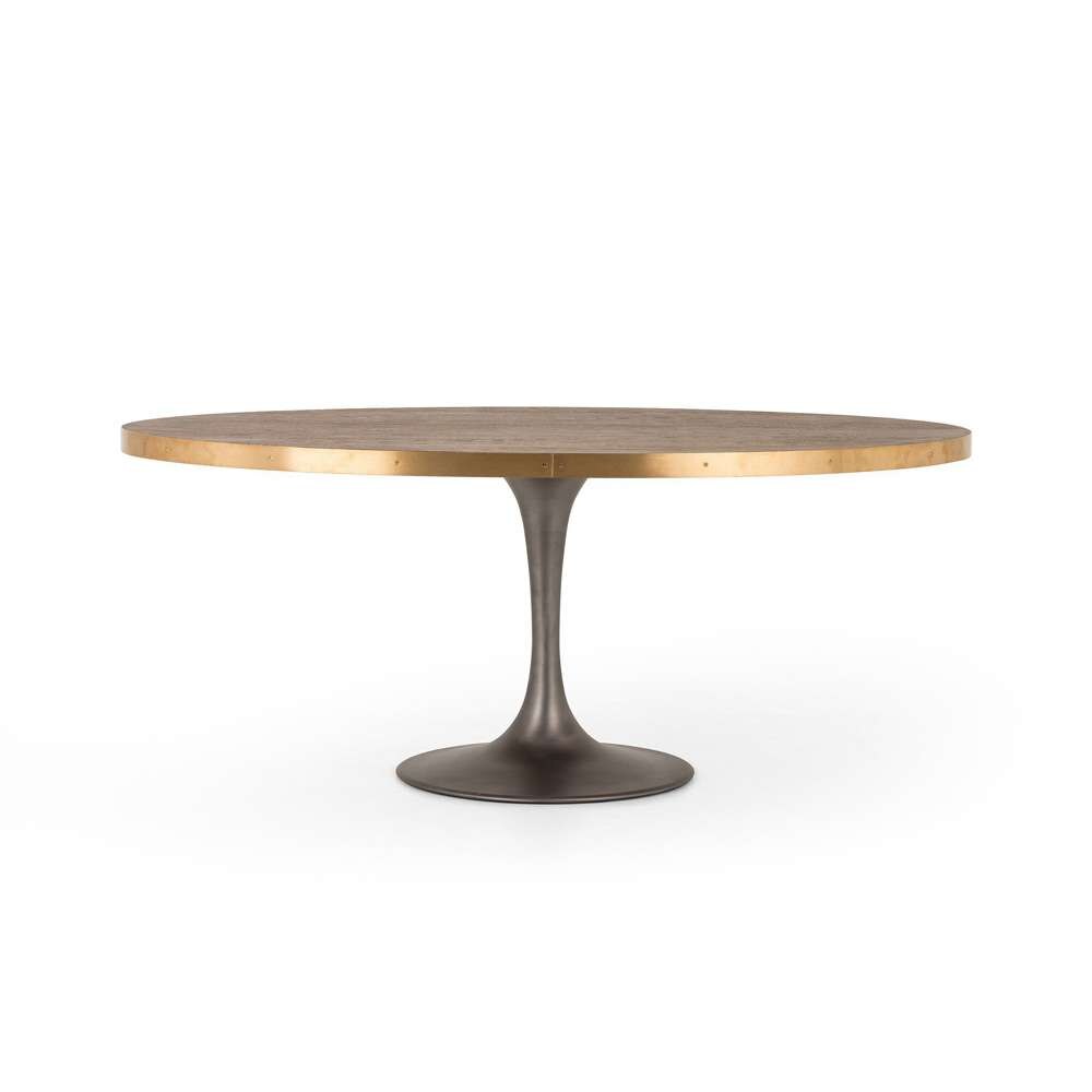 Four Hands - Evans Oval Dining Table - Reclaimed Burnt Oak - 230768-001 veiw 2