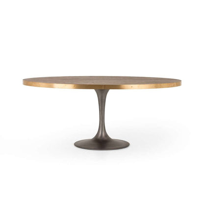Four Hands - Evans Oval Dining Table - Reclaimed Burnt Oak - 230768-001 veiw 2
