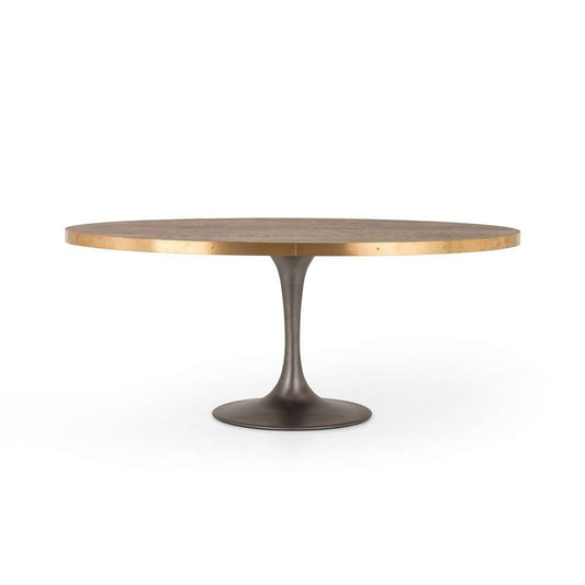 Four Hands - Evans Oval Dining Table - Reclaimed Burnt Oak - 230768-001 veiw 2