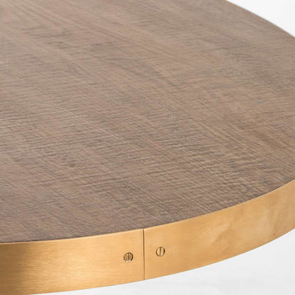 Four Hands - Evans Oval Dining Table - Reclaimed Burnt Oak - 230768-001 veiw 6