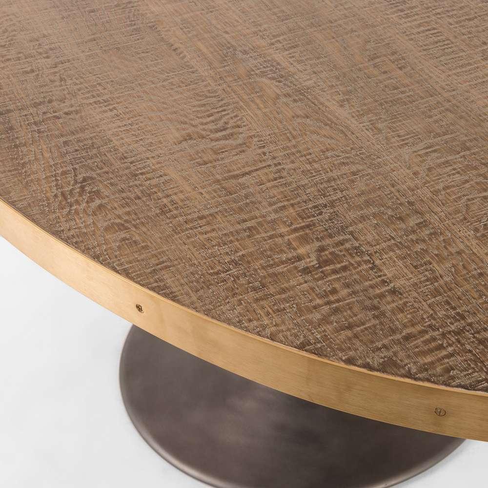 Four Hands - Evans Oval Dining Table - Reclaimed Burnt Oak - 230768-001 veiw 7