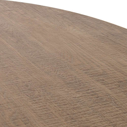 Four Hands - Evans Oval Dining Table - Reclaimed Burnt Oak - 230768-001 veiw 10