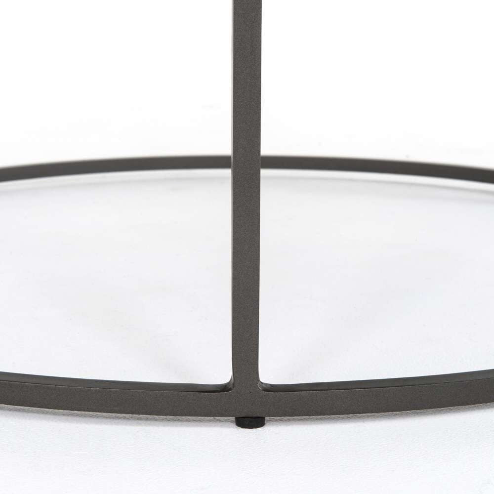 Four Hands - Evelyn Round Nesting Coffee Table - Polished White Marble - IRCK-367 veiw 6