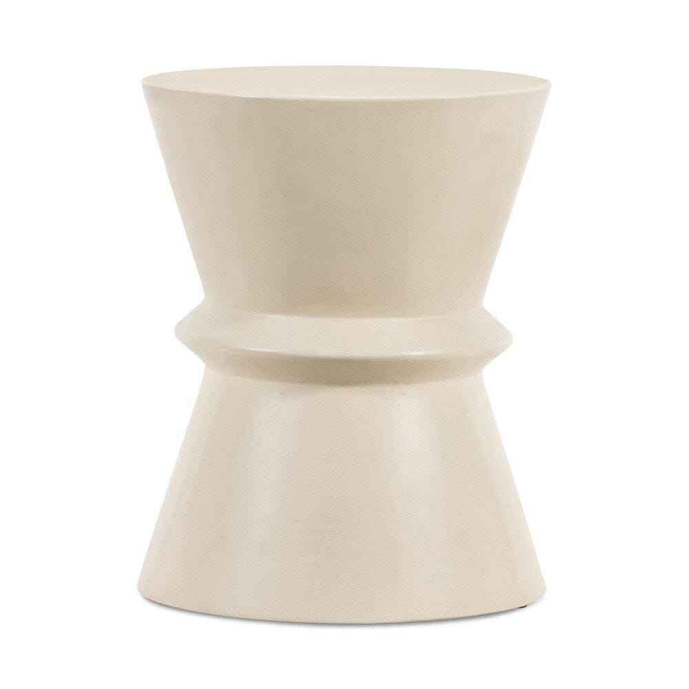 Four Hands - Everett - Lina End Table - Parchment White - 107900-004 veiw 1