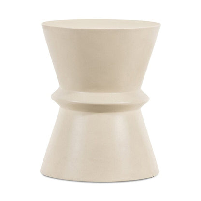 Four Hands - Everett - Lina End Table - Parchment White - 107900-004 veiw 1